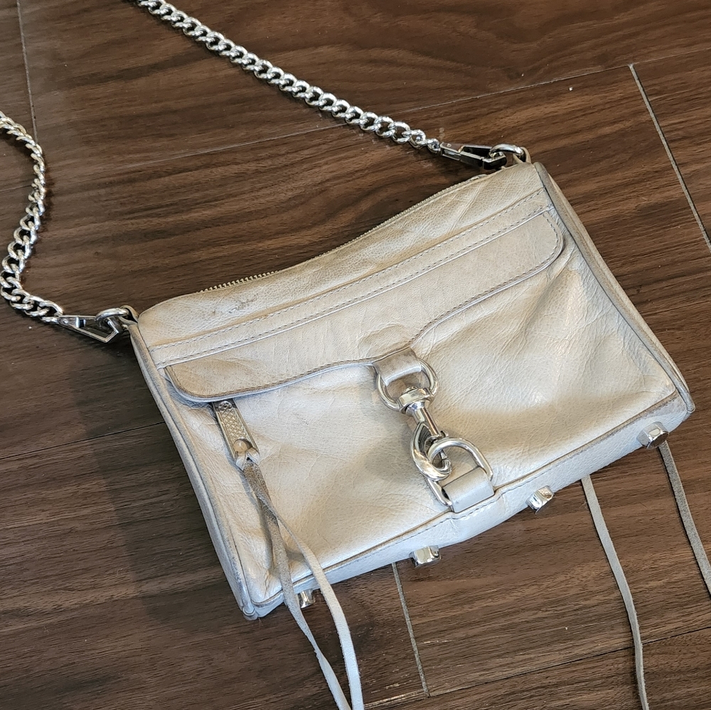 Rebecca Minkoff Mini M.A.C. - pale grey